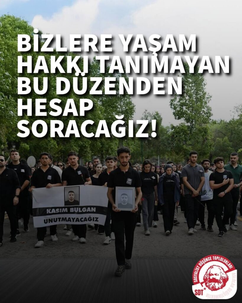 BİZLERE YAŞAM HAKKI TANIMAYAN BU DÜZENDEN HESAP SORACAĞIZ!