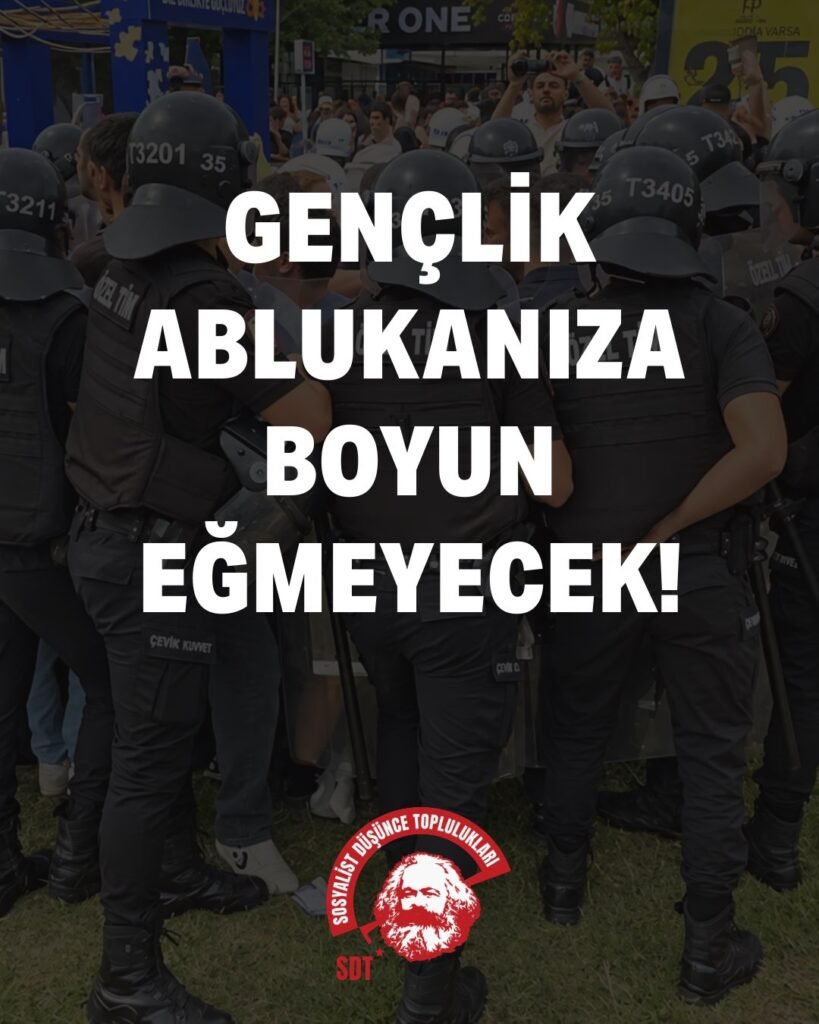 GENÇLİK ABLUKANIZA BOYUN EĞMEYECEK!